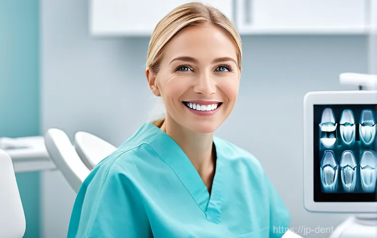 임플란트와 치아교정 동시 치료 가능성 - **Prompt 1: The Transformation Journey with Modern Dentistry**
    "A bright, clean, and modern dent...