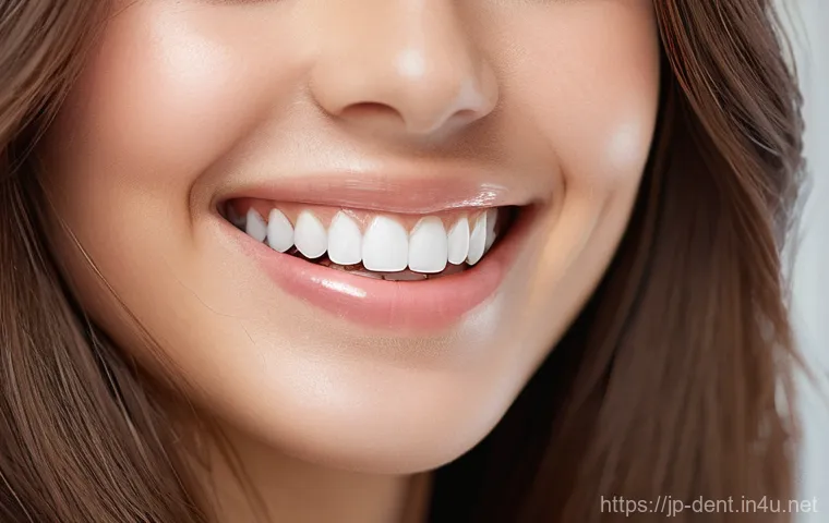 치과에서 사용하는 신소재 레진 종류 - **Prompt for Natural Aesthetics and Renewed Confidence:**
    "A close-up, brightly lit portrait of ...